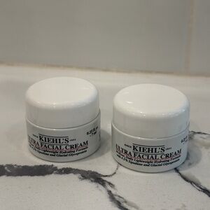 New! Bundle of 2 mini travel size Kiehl’s Ultra Facial Cream
